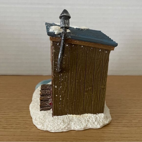 St Nicholas Square Goin Fishing Christmas Village Accessory Ice Fishing Retired - Picture 3 of 14